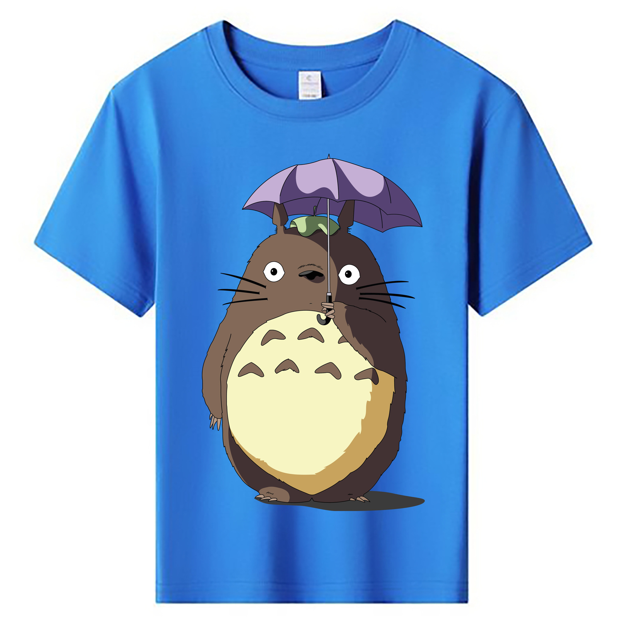 （画像用） となりのトトロ 草壁メイ 草壁サツキ My Neighbor Totoro Satsuki Kusakabe Mei Kusakabe 綿100％キッズTシャツ（フロントプリント）